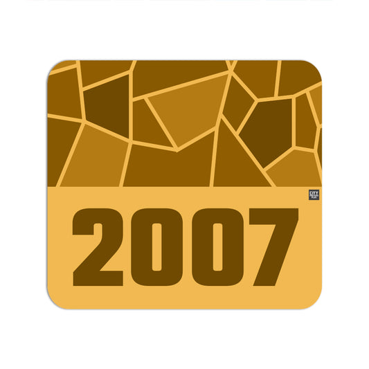 2007 Year Mousepad (Golden Yellow)