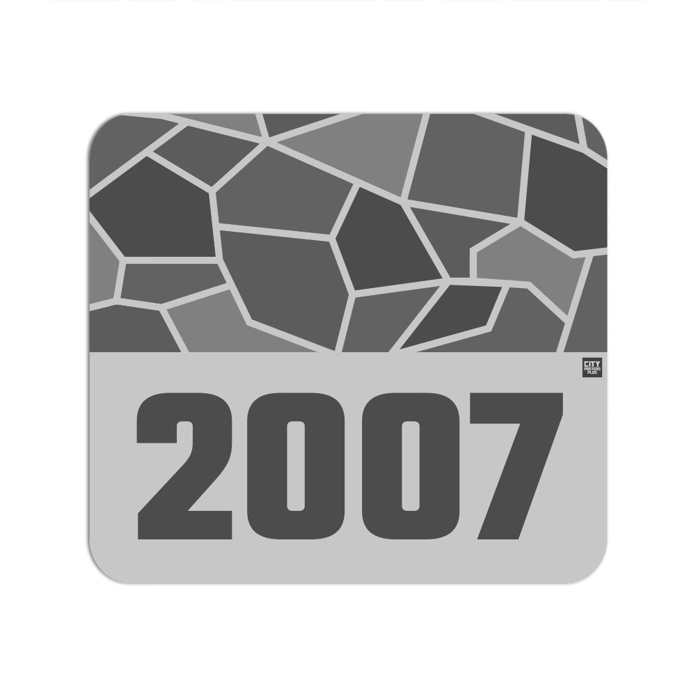 2007 Year Mousepad (Melange Grey)