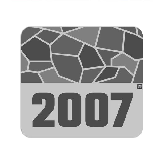 2007 Year Mousepad (Melange Grey)