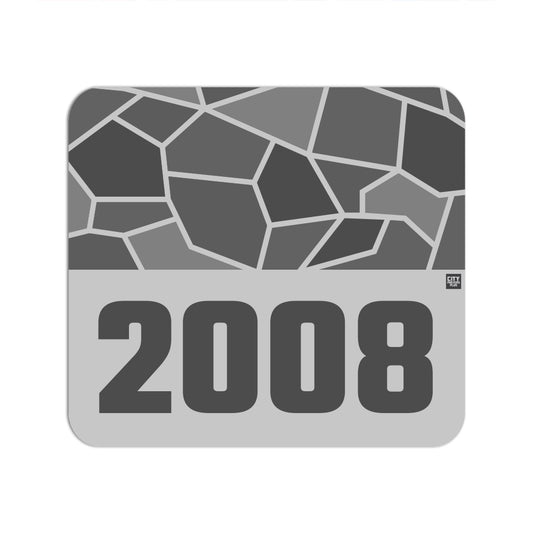 2008 Year Mousepad (Melange Grey)