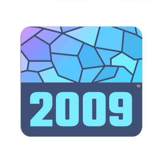 2009 Year Mousepad (Navy Blue)