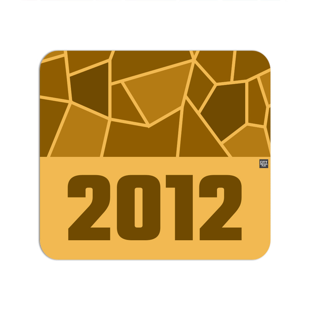 2012 Year Mousepad (Golden Yellow)