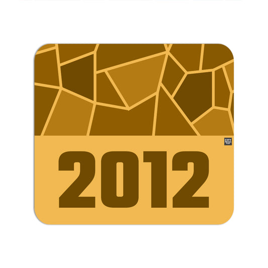 2012 Year Mousepad (Golden Yellow)