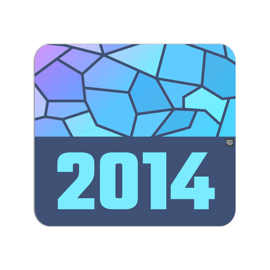 2014 Year Mousepad (Navy Blue)