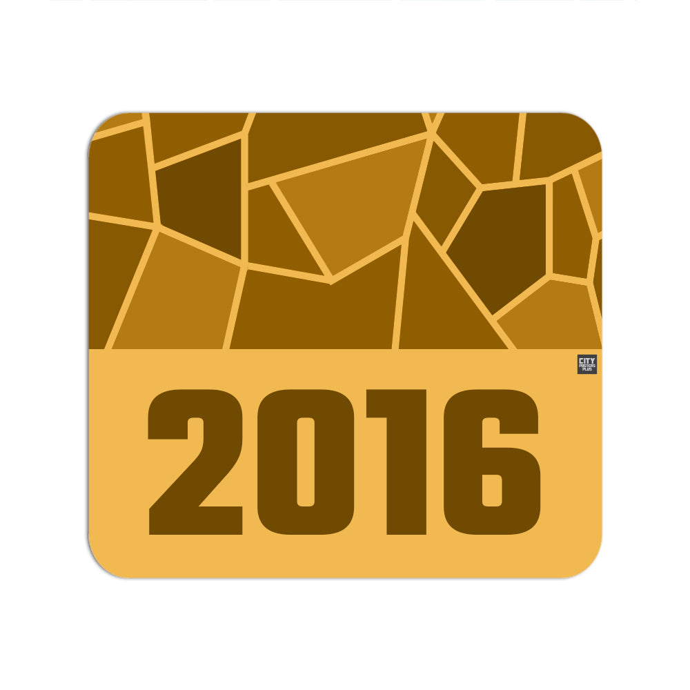 2016 Year Mousepad (Golden Yellow)