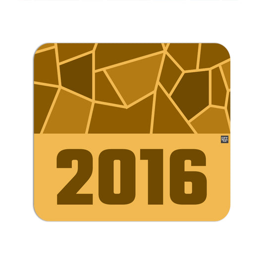 2016 Year Mousepad (Golden Yellow)