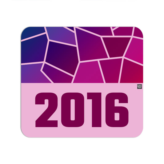 2016 Year Mousepad (Light Pink)