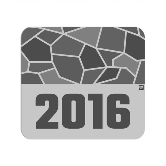 2016 Year Mousepad (Melange Grey)