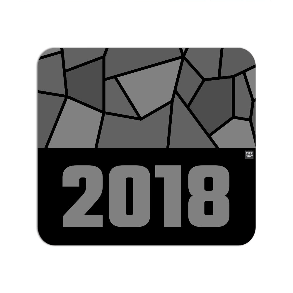 2018 Year Mousepad (Black)