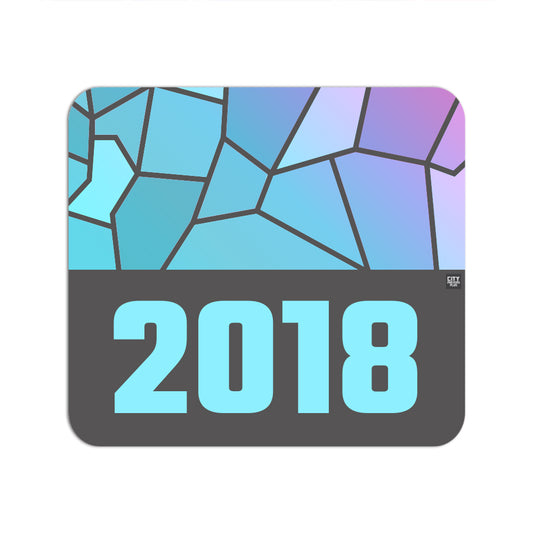 2018 Year Mousepad (Charcoal Grey)