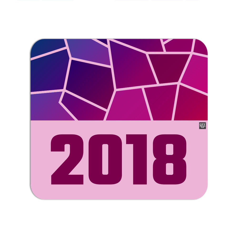 2018 Year Mousepad (Light Pink)