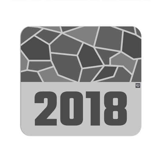 2018 Year Mousepad (Melange Grey)