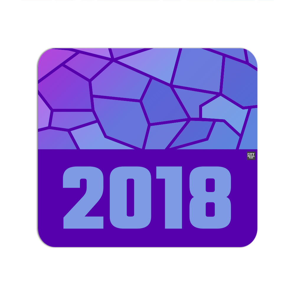 2018 Year Mousepad (Purple)