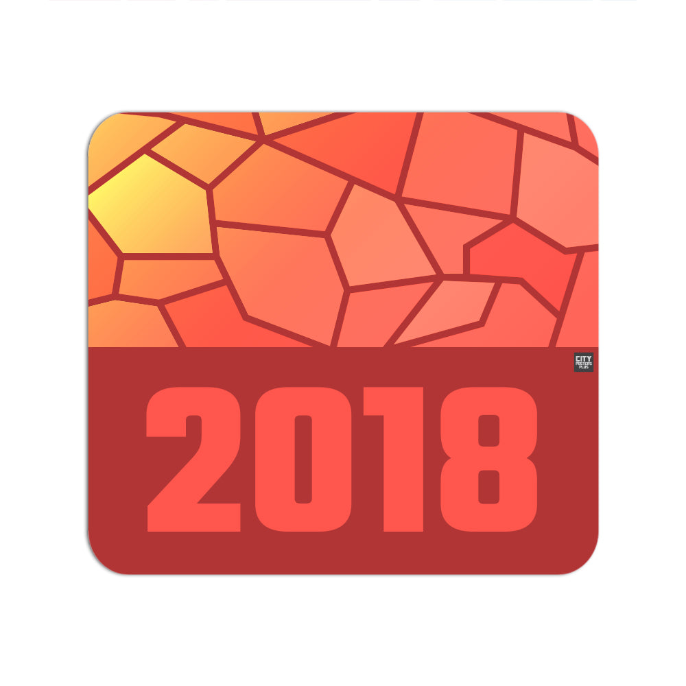 2018 Year Mousepad (Red)