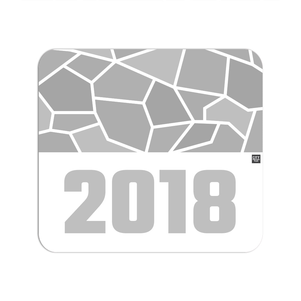 2018 Year Mousepad (White)