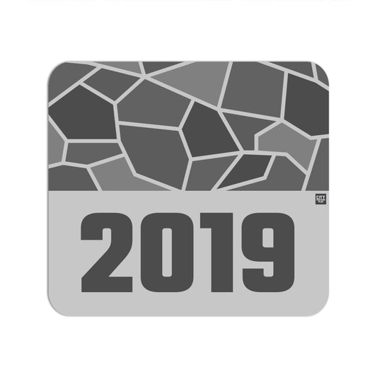 2019 Year Mousepad (Melange Grey)