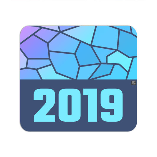 2019 Year Mousepad (Navy Blue)