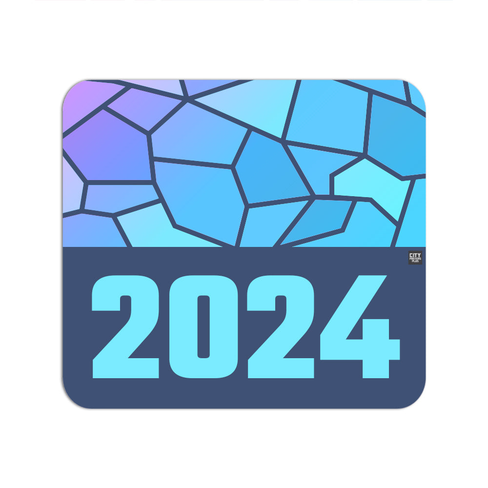 2024 Year Mousepad (Navy Blue)