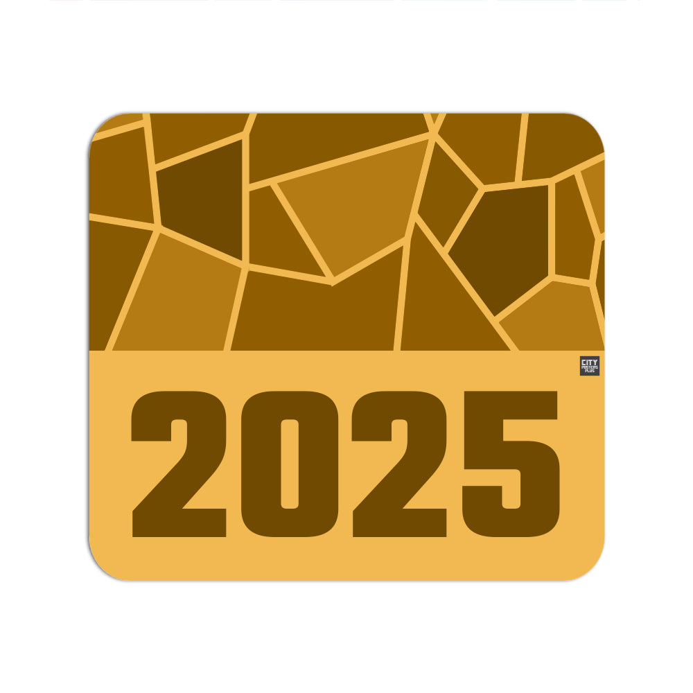 2025 Year Mousepad (Golden Yellow)