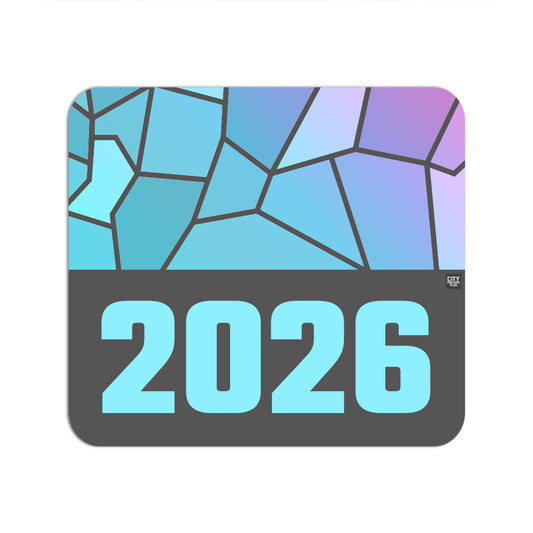 2026 Year Mousepad (Charcoal Grey)