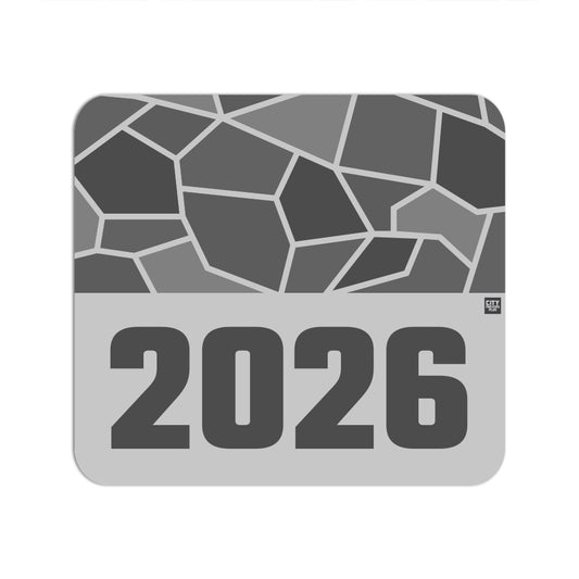 2026 Year Mousepad (Melange Grey)