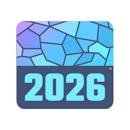 2026 Year Mousepad (Navy Blue)