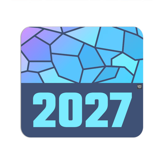 2027 Year Mousepad (Navy Blue)
