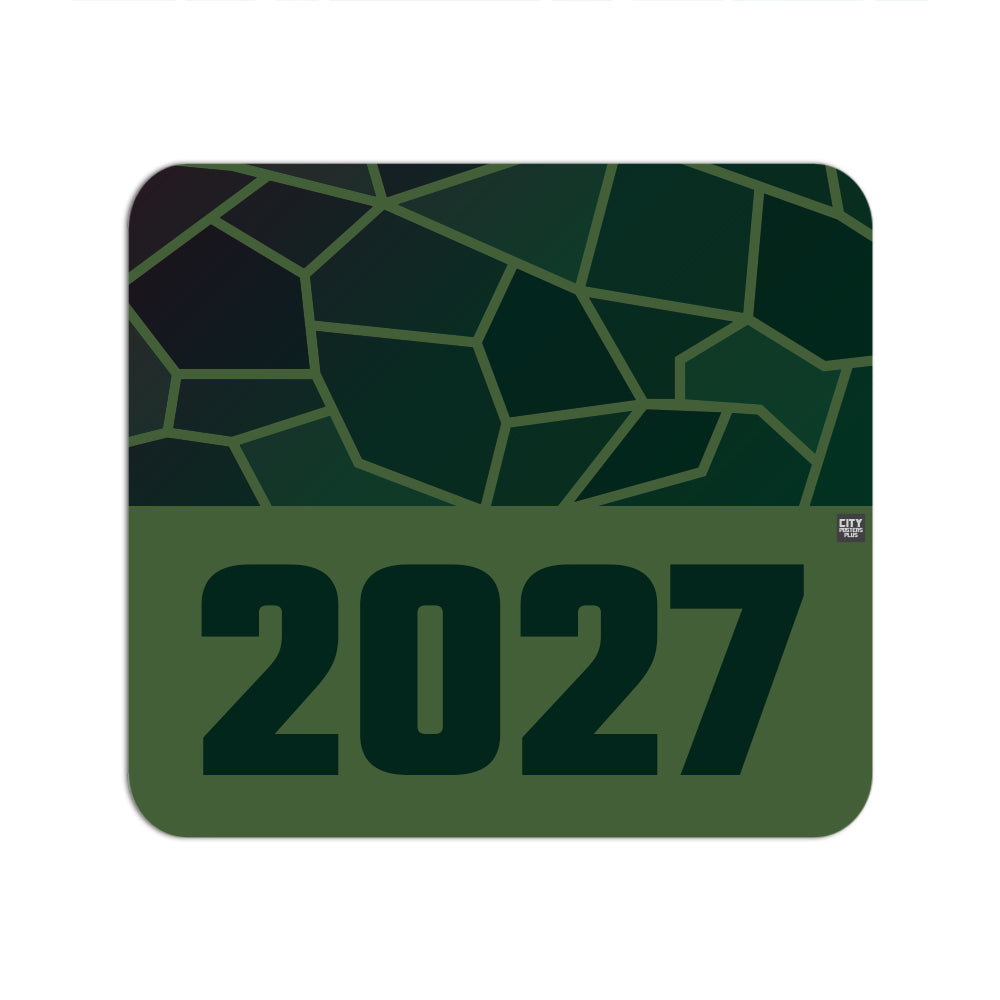 2027 Year Mousepad (Olive Green)
