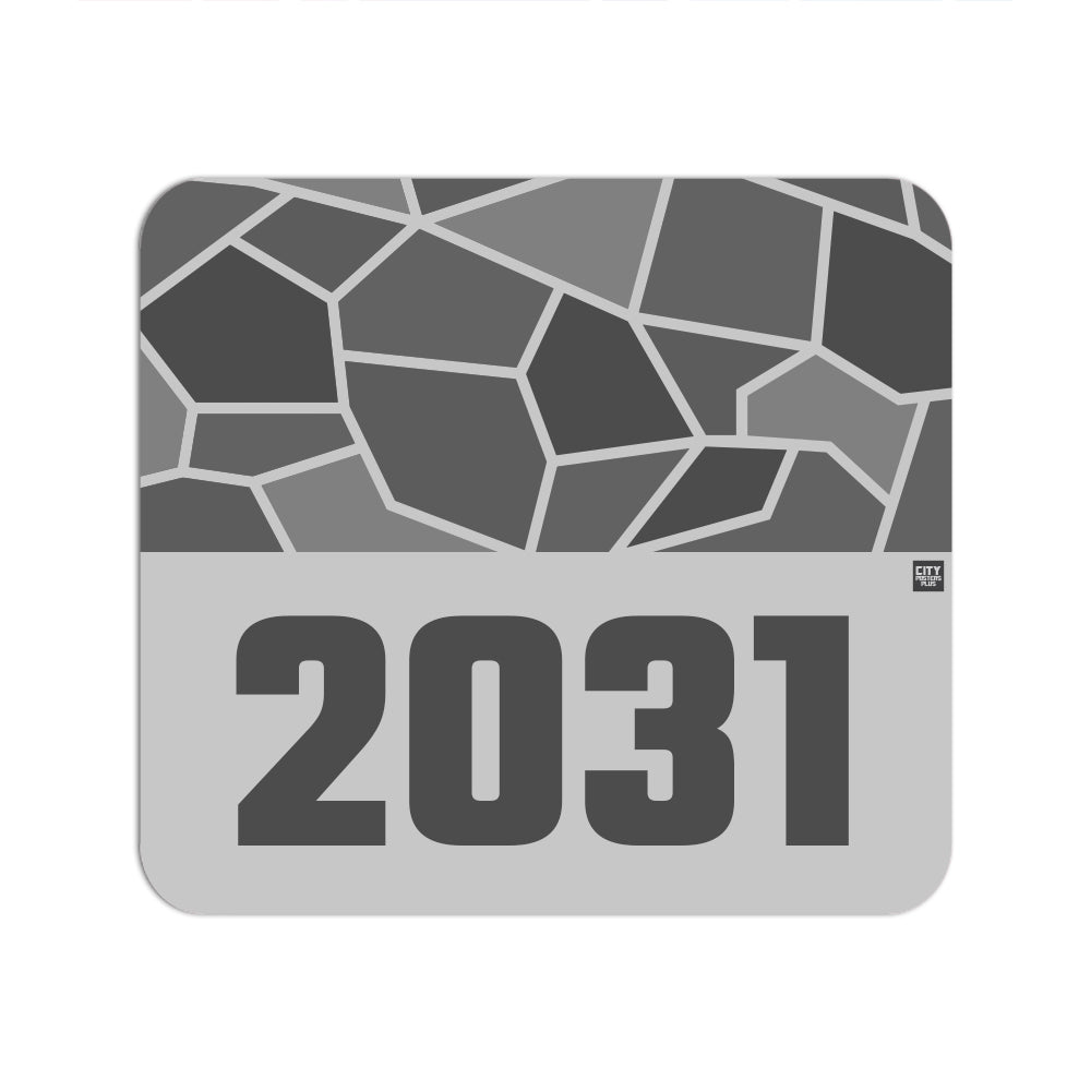 2031 Year Mousepad (Melange Grey)