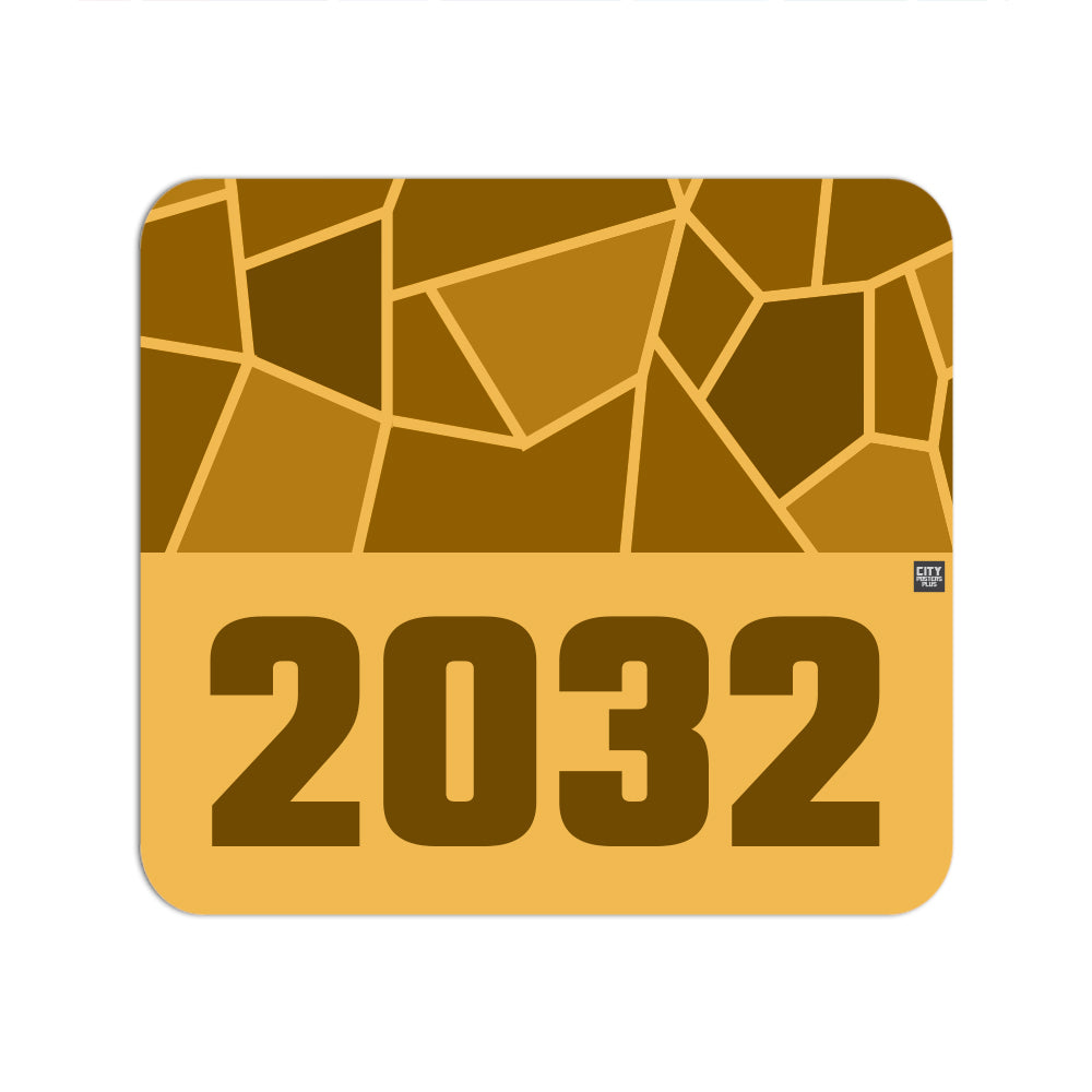 2032 Year Mousepad (Golden Yellow)