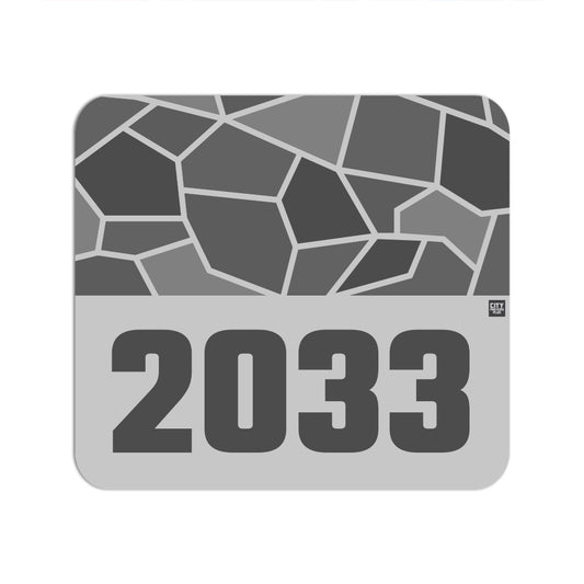 2033 Year Mousepad (Melange Grey)