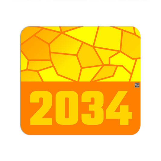 2034 Year Mousepad (Orange)
