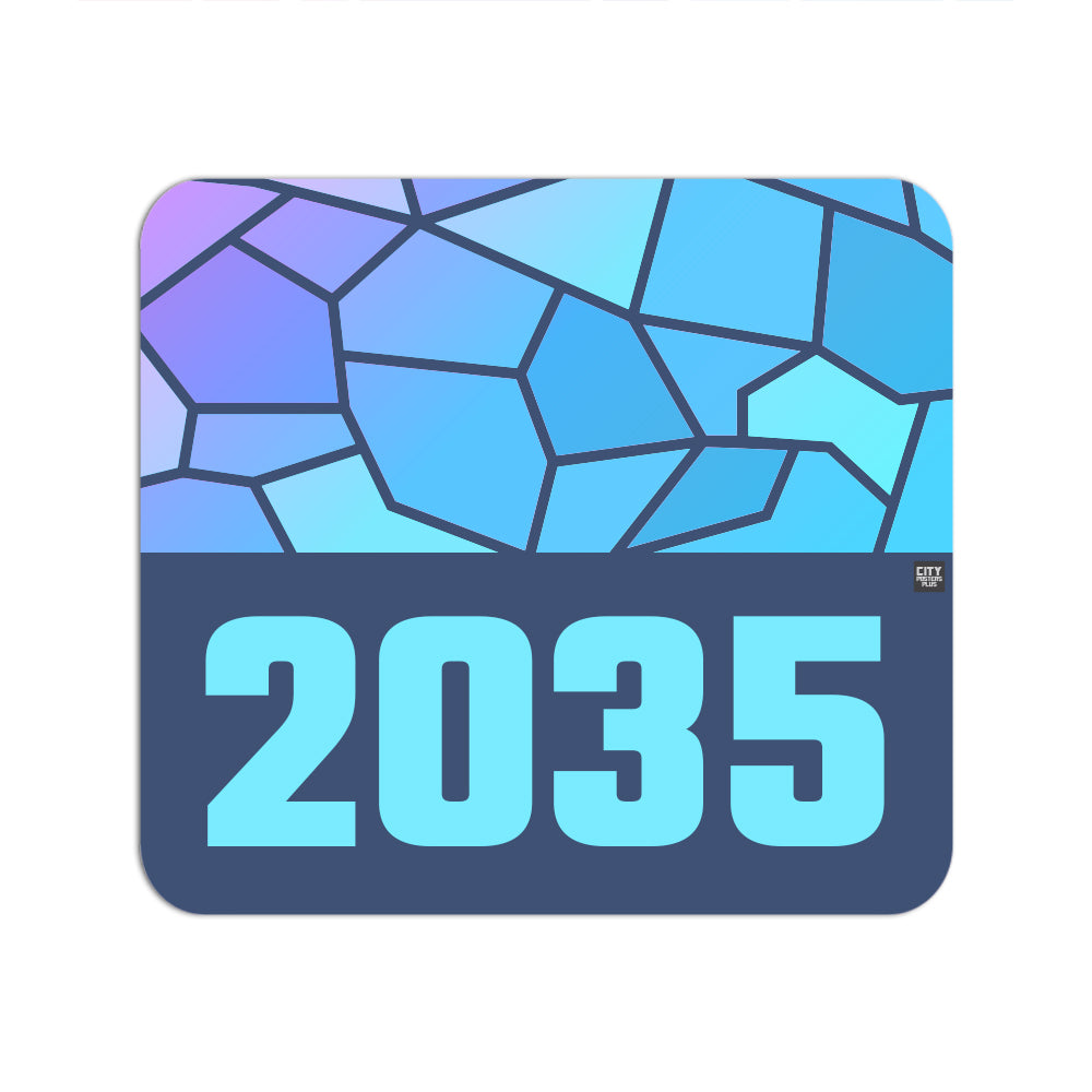 2035 Year Mousepad (Navy Blue)