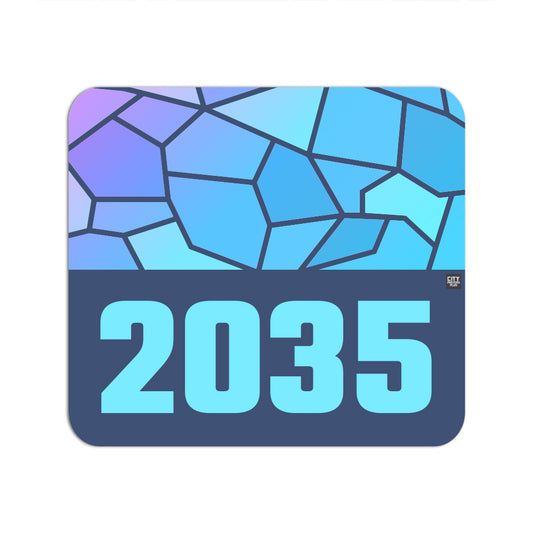 2035 Year Mousepad (Navy Blue)