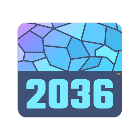 2036 Year Mousepad (Navy Blue)