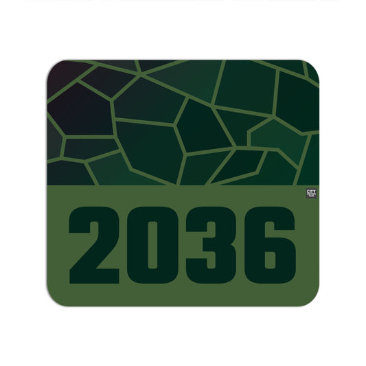2036 Year Mousepad (Olive Green)