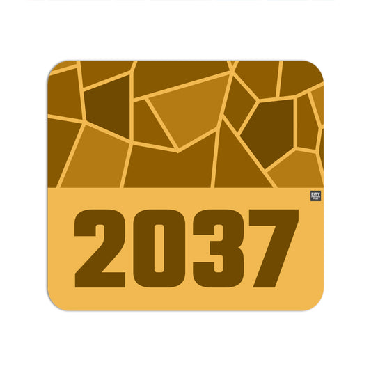 2037 Year Mousepad (Golden Yellow)