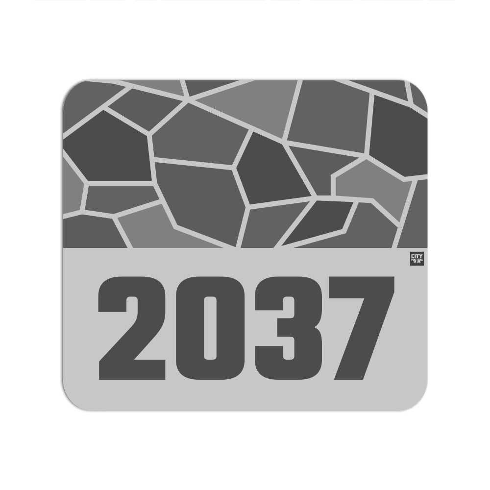 2037 Year Mousepad (Melange Grey)
