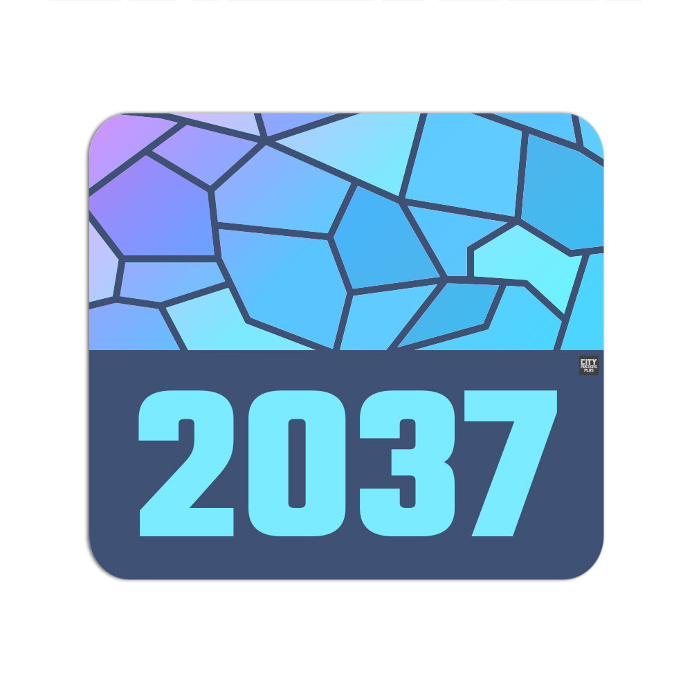 2037 Year Mousepad (Navy Blue)