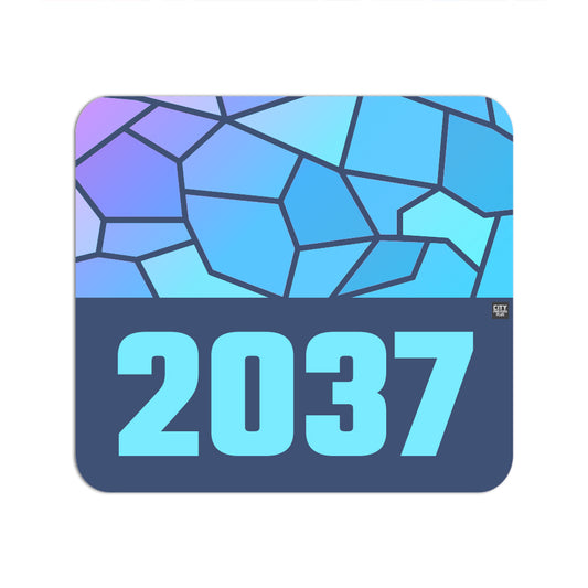 2037 Year Mousepad (Navy Blue)