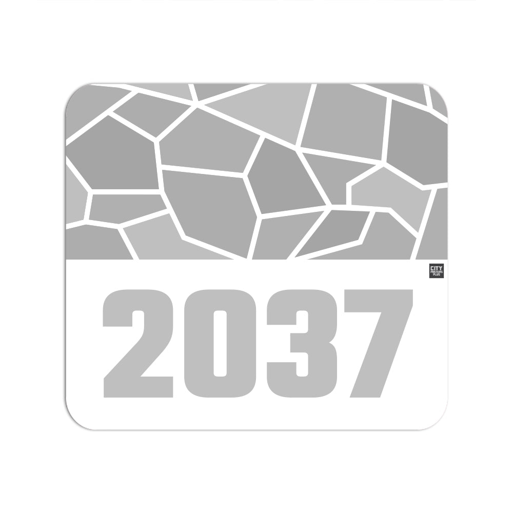 2037 Year Mousepad (White)