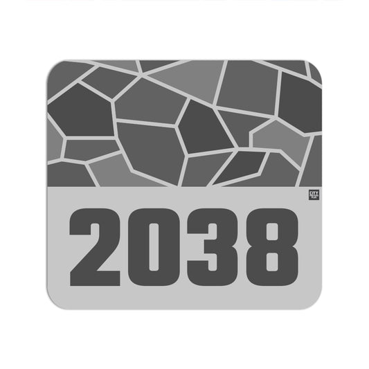 2038 Year Mousepad (Melange Grey)