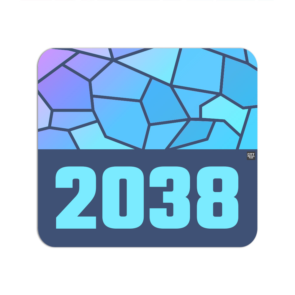 2038 Year Mousepad (Navy Blue)