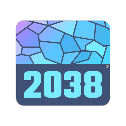 2038 Year Mousepad (Navy Blue)