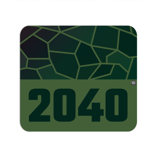2040 Year Mousepad (Olive Green)