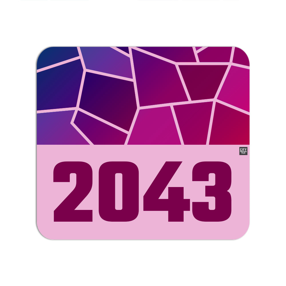 2043 Year Mousepad (Light Pink)