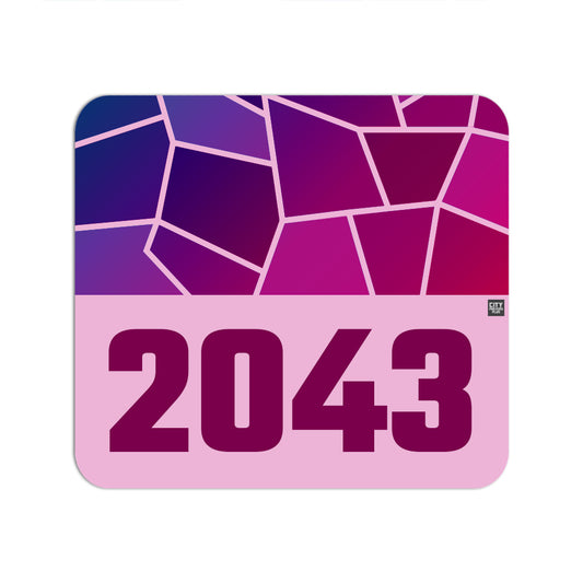 2043 Year Mousepad (Light Pink)