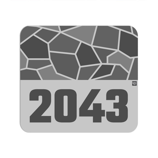 2043 Year Mousepad (Melange Grey)