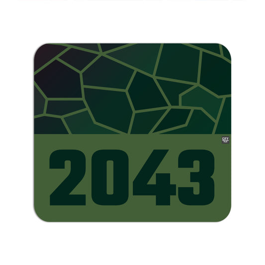 2043 Year Mousepad (Olive Green)