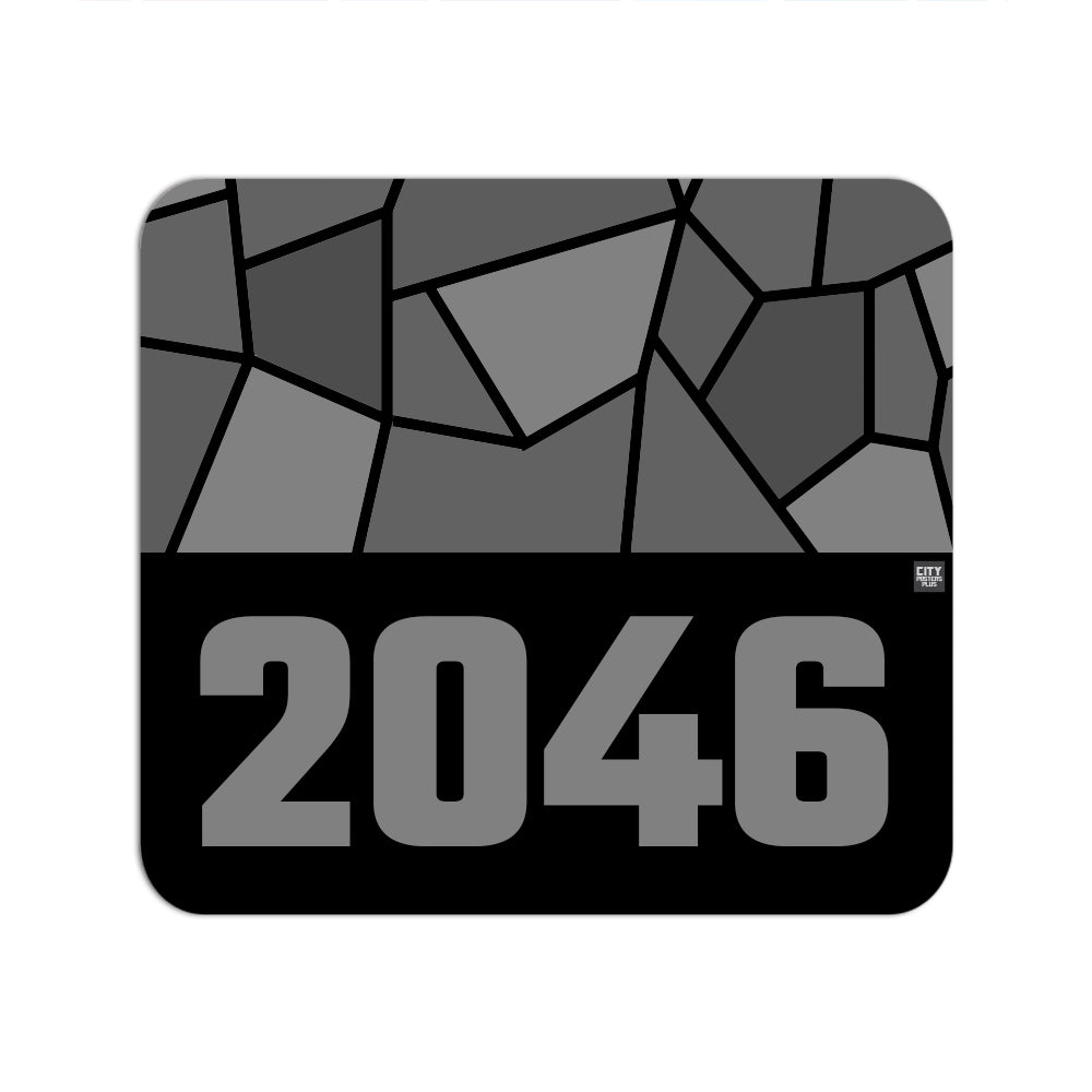 2046 Year Mousepad (Black)